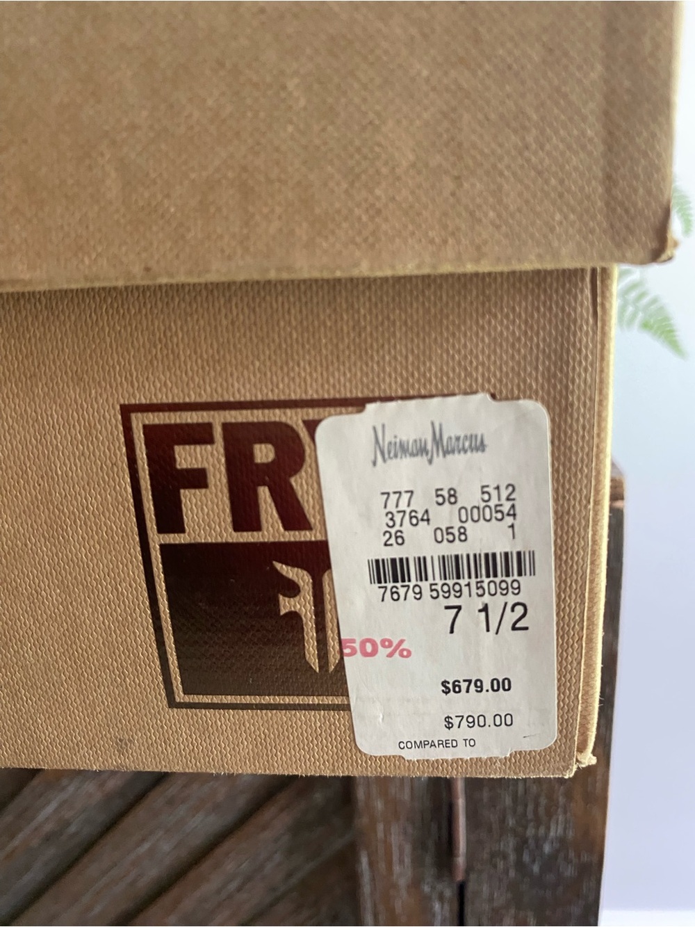 RARE Frye Engineer Americana Ltd Ed Anniversary Leather Tall Boots Women 7.5 Tan - Picture 13 of 16